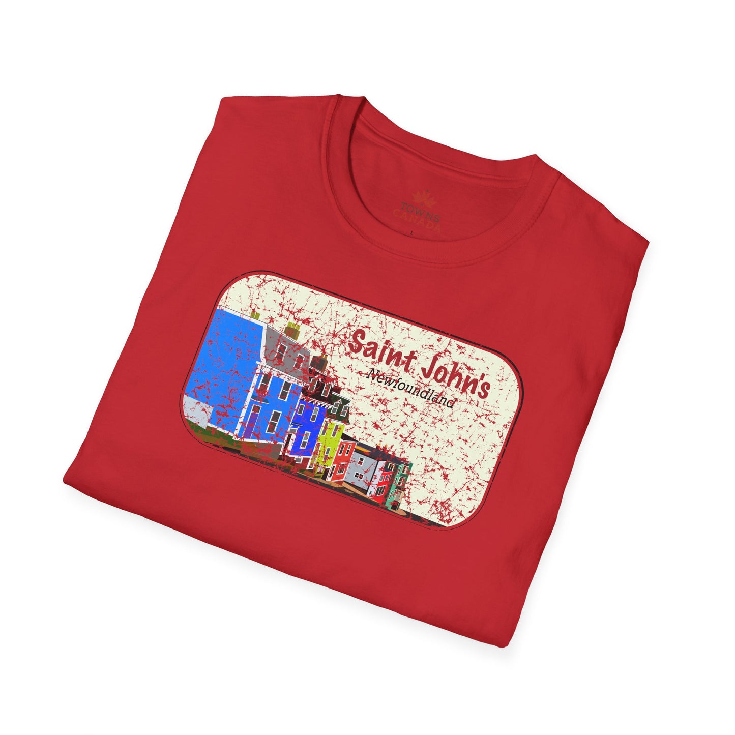 Jellybean Row St. John’s Newfoundland - Canadian Landmark Tee