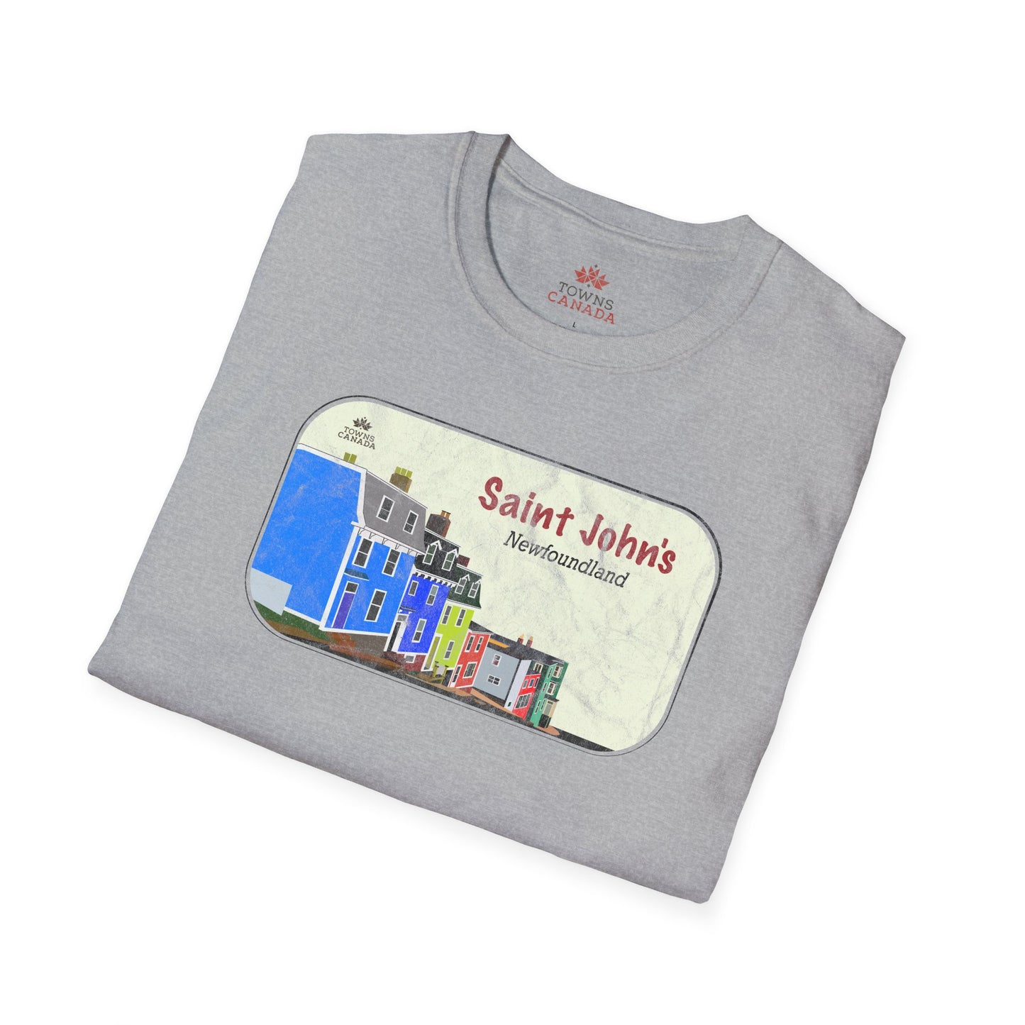 Jellybean Row St. John’s Newfoundland - Canadian Landmark Tee