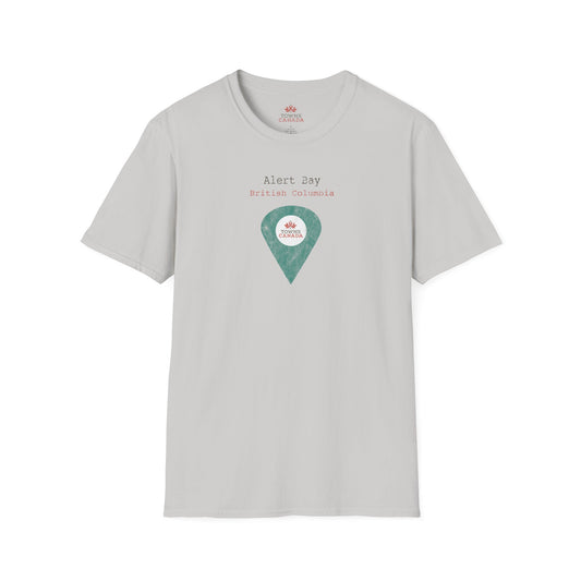 Alert Bay, British Columbia Marker Tee – Wear Your Canadian Roots with Pride