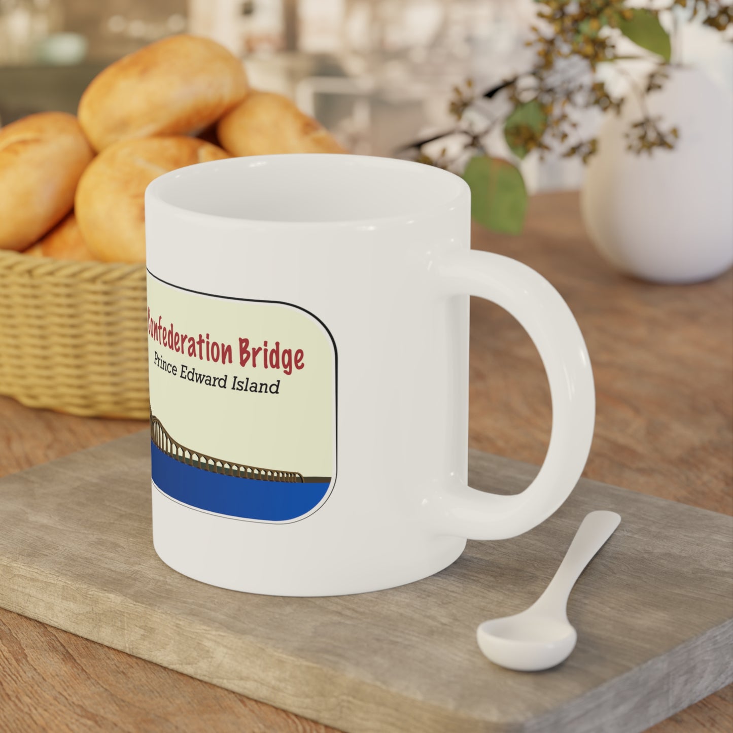 Confederation Bridge Coffee Mug – Celebrate PEI's Landmark with Every Sip