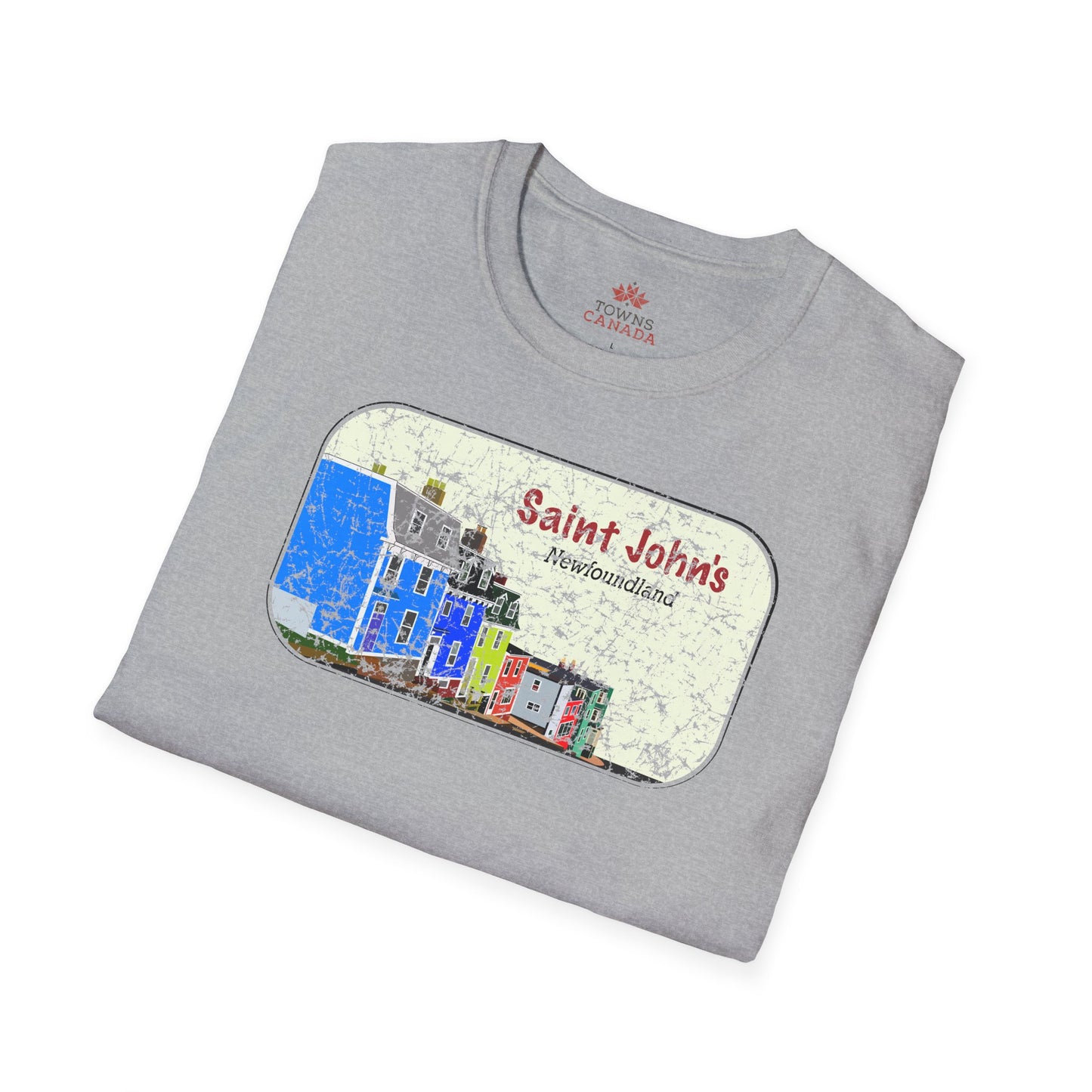 Jellybean Row St. John’s Newfoundland - Canadian Landmark Tee