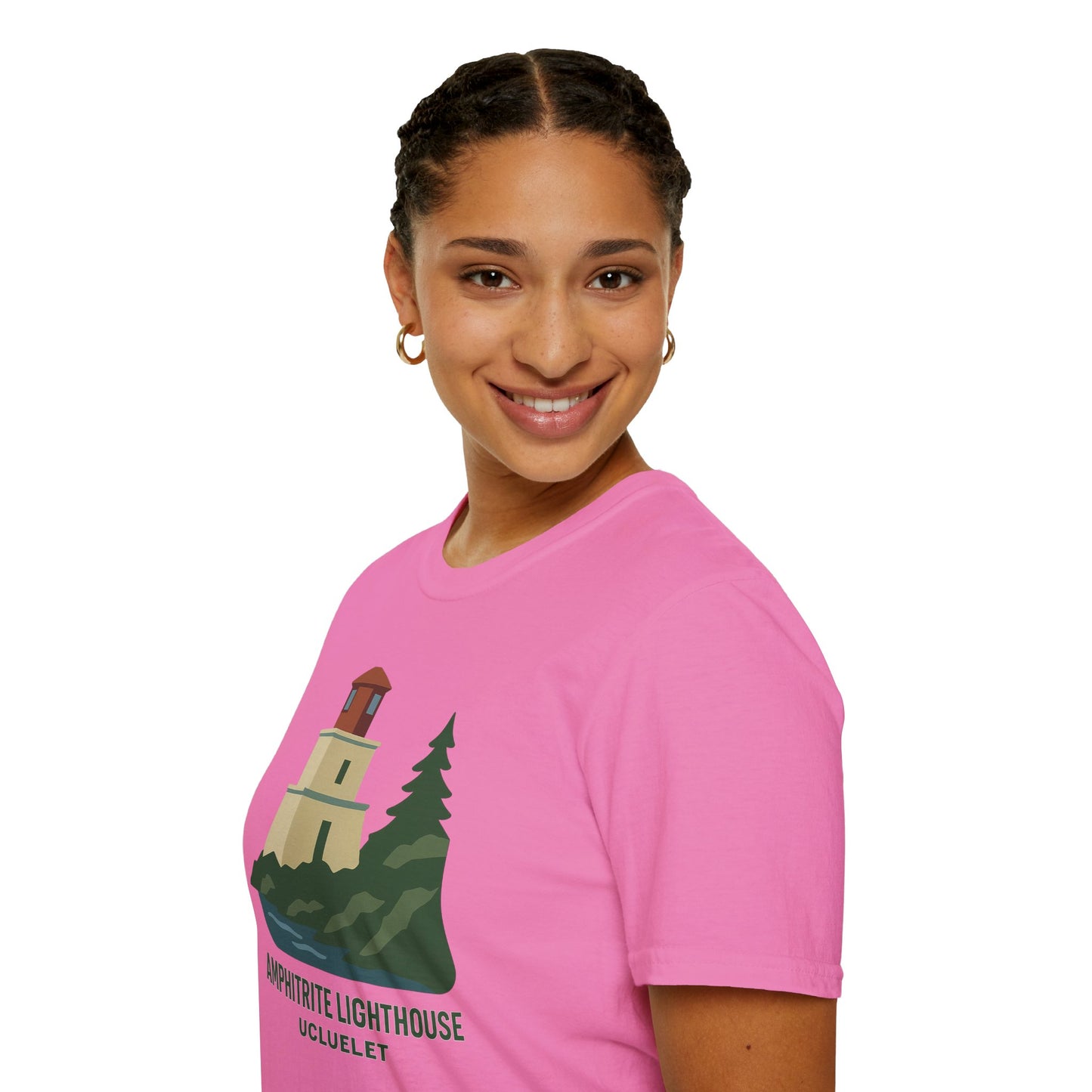 Amphitrite Lighthouse Ucluelet - Canadian Landmark Tee