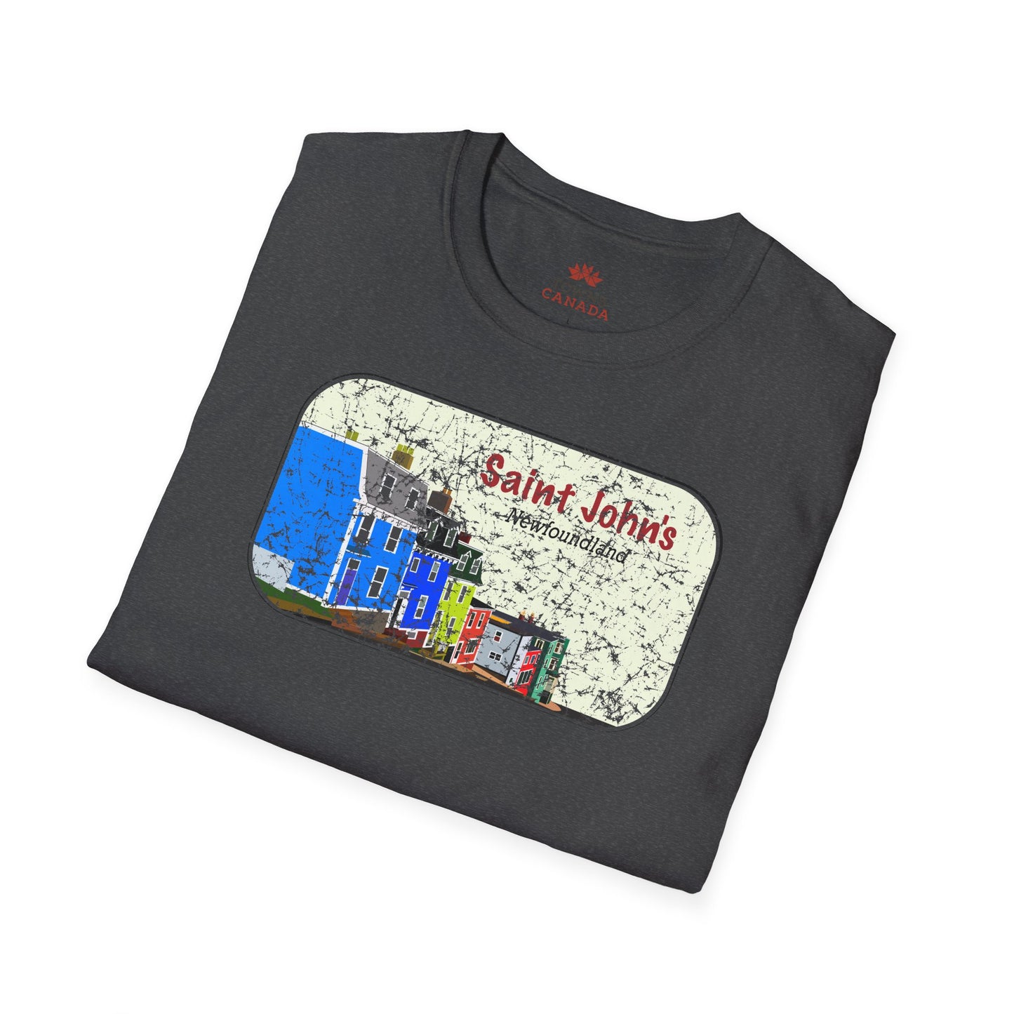 Jellybean Row St. John’s Newfoundland - Canadian Landmark Tee