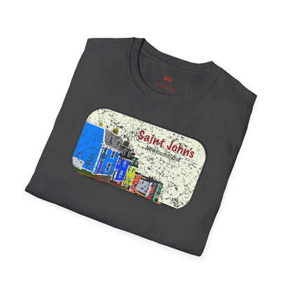 Jellybean Row St. John’s Newfoundland - Canadian Landmark Tee