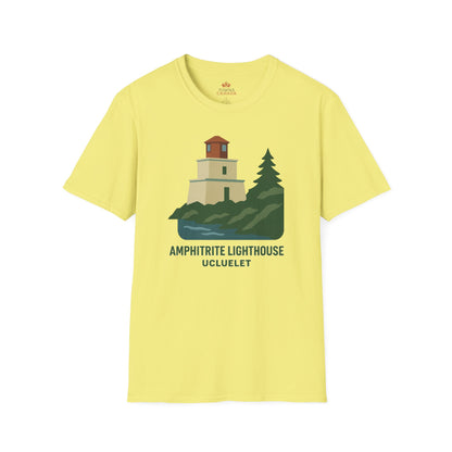 Amphitrite Lighthouse Ucluelet - Canadian Landmark Tee