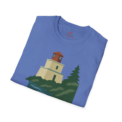 Amphitrite Lighthouse Ucluelet - Canadian Landmark Tee