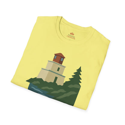 Amphitrite Lighthouse Ucluelet - Canadian Landmark Tee