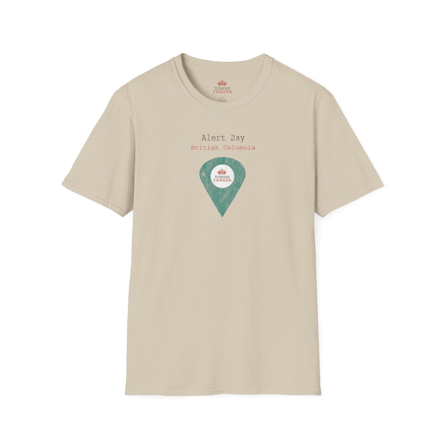 Alert Bay, British Columbia Marker Tee – Wear Your Canadian Roots with Pride