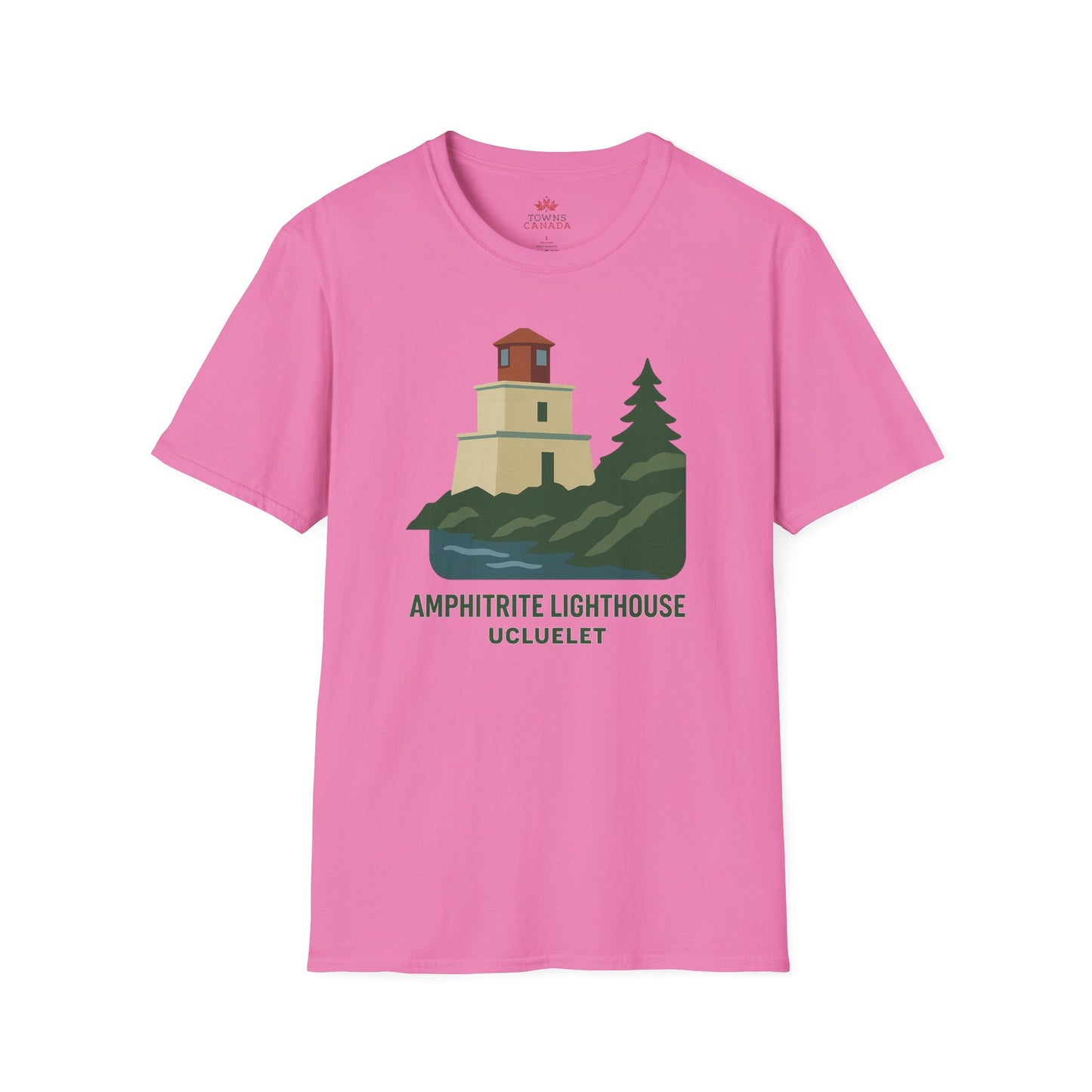 Amphitrite Lighthouse Ucluelet - Canadian Landmark Tee