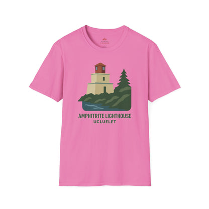 Amphitrite Lighthouse Ucluelet - Canadian Landmark Tee