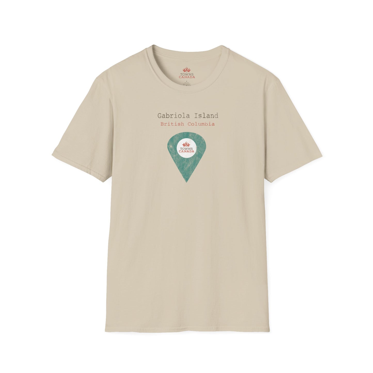 Gabriola Island British Columbia Marker Tee – Wear Your Canadian Roots with Pride