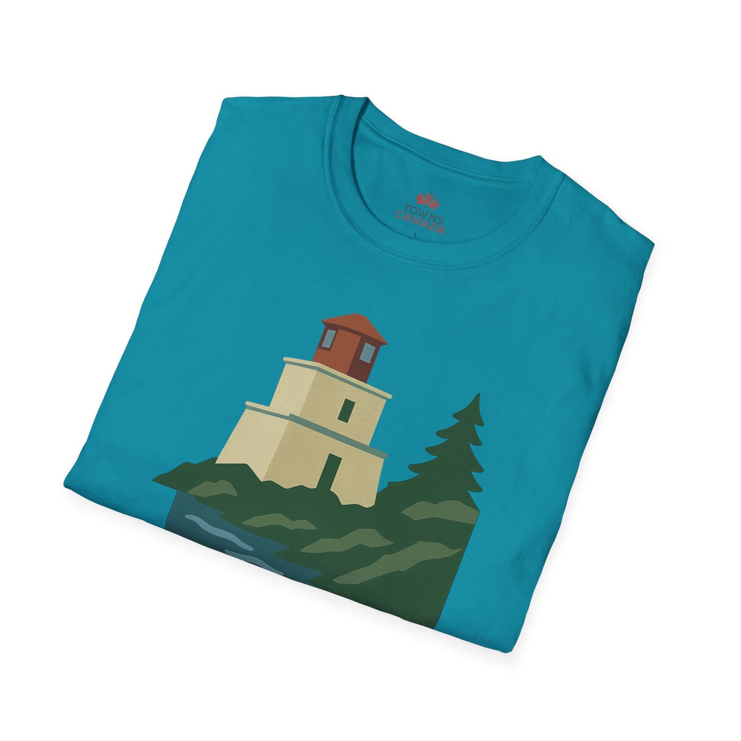 Amphitrite Lighthouse Ucluelet - Canadian Landmark Tee