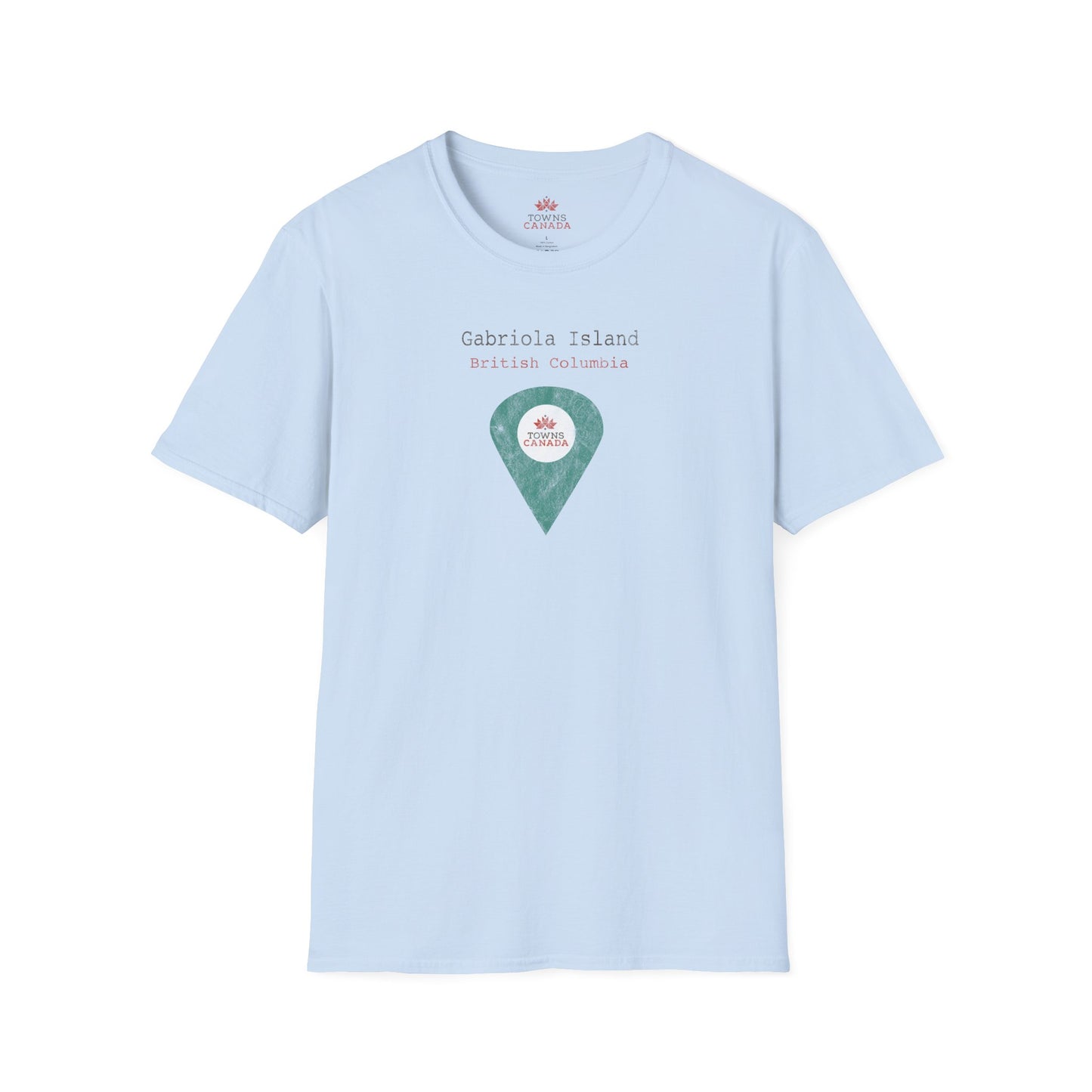 Gabriola Island British Columbia Marker Tee – Wear Your Canadian Roots with Pride