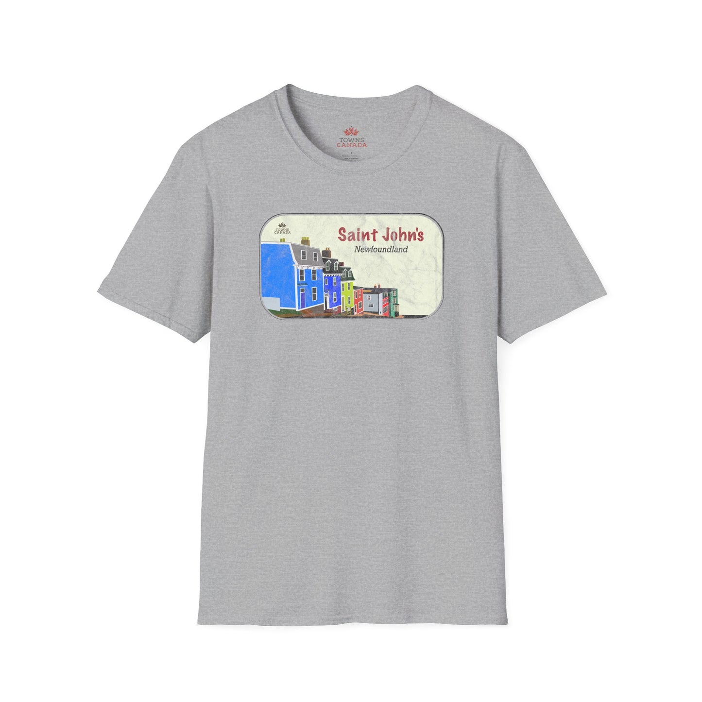 Jellybean Row St. John’s Newfoundland - Canadian Landmark Tee