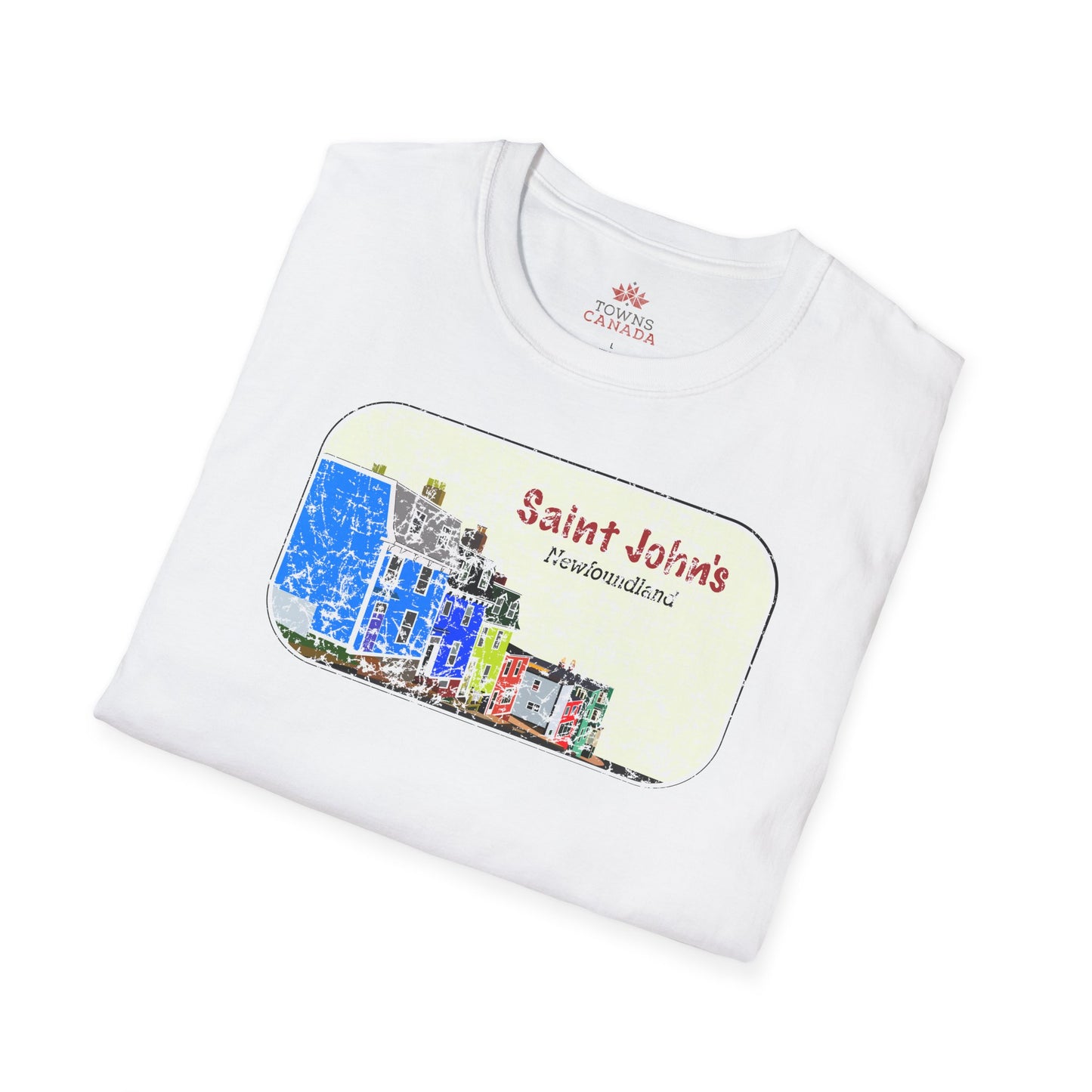 Jellybean Row St. John’s Newfoundland - Canadian Landmark Tee