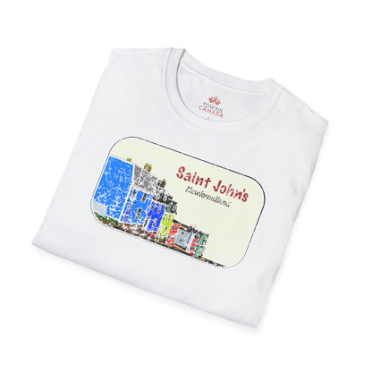 Jellybean Row St. John’s Newfoundland - Canadian Landmark Tee