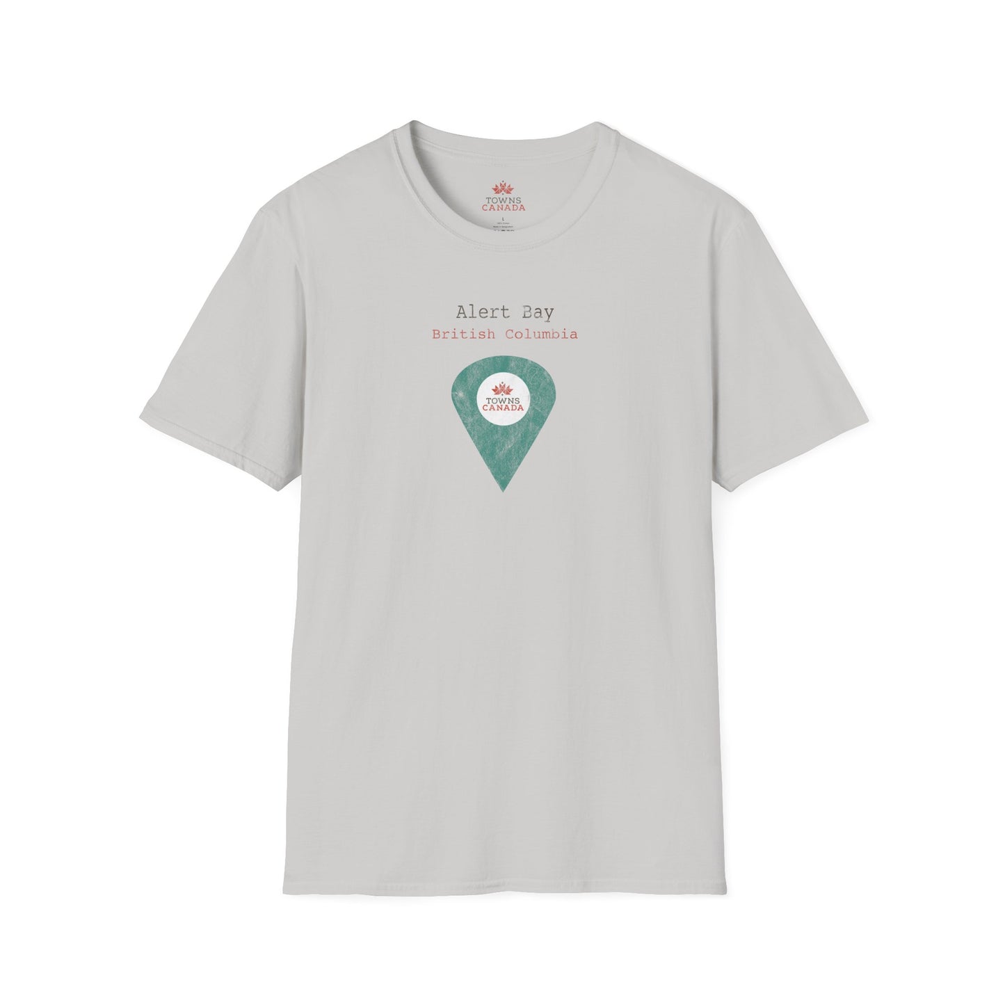 Alert Bay, British Columbia Marker Tee – Wear Your Canadian Roots with Pride