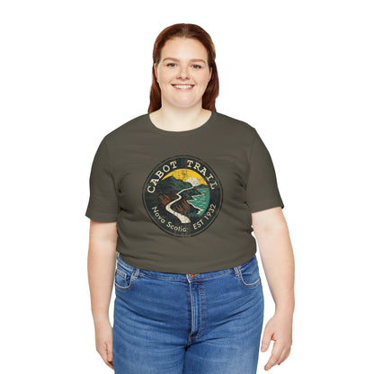 Cabot Trail - Nova Scotia - Vintage Emblem Tee