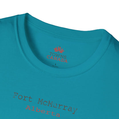 Fort McMurray Alberta Marker - Unisex Vintage Design Cotton T-Shirt