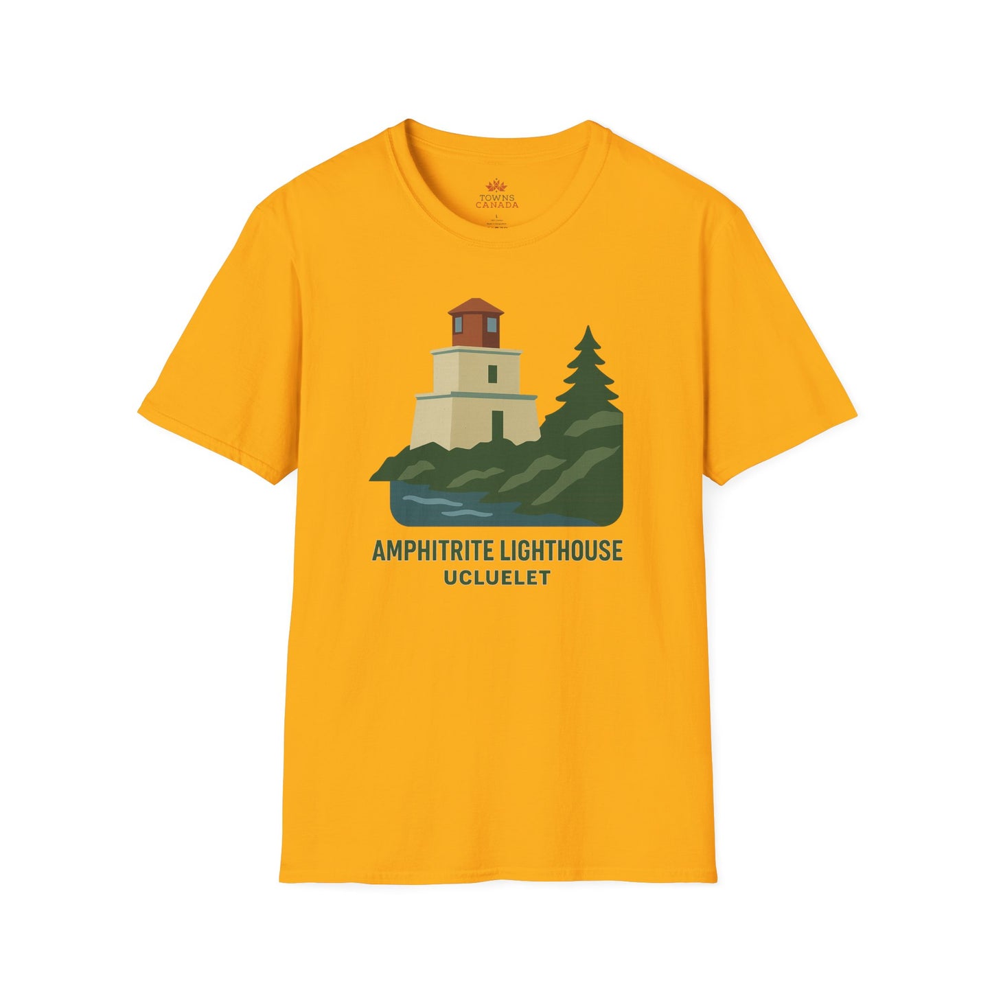 Amphitrite Lighthouse Ucluelet - Canadian Landmark Tee