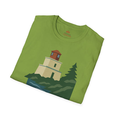 Amphitrite Lighthouse Ucluelet - Canadian Landmark Tee