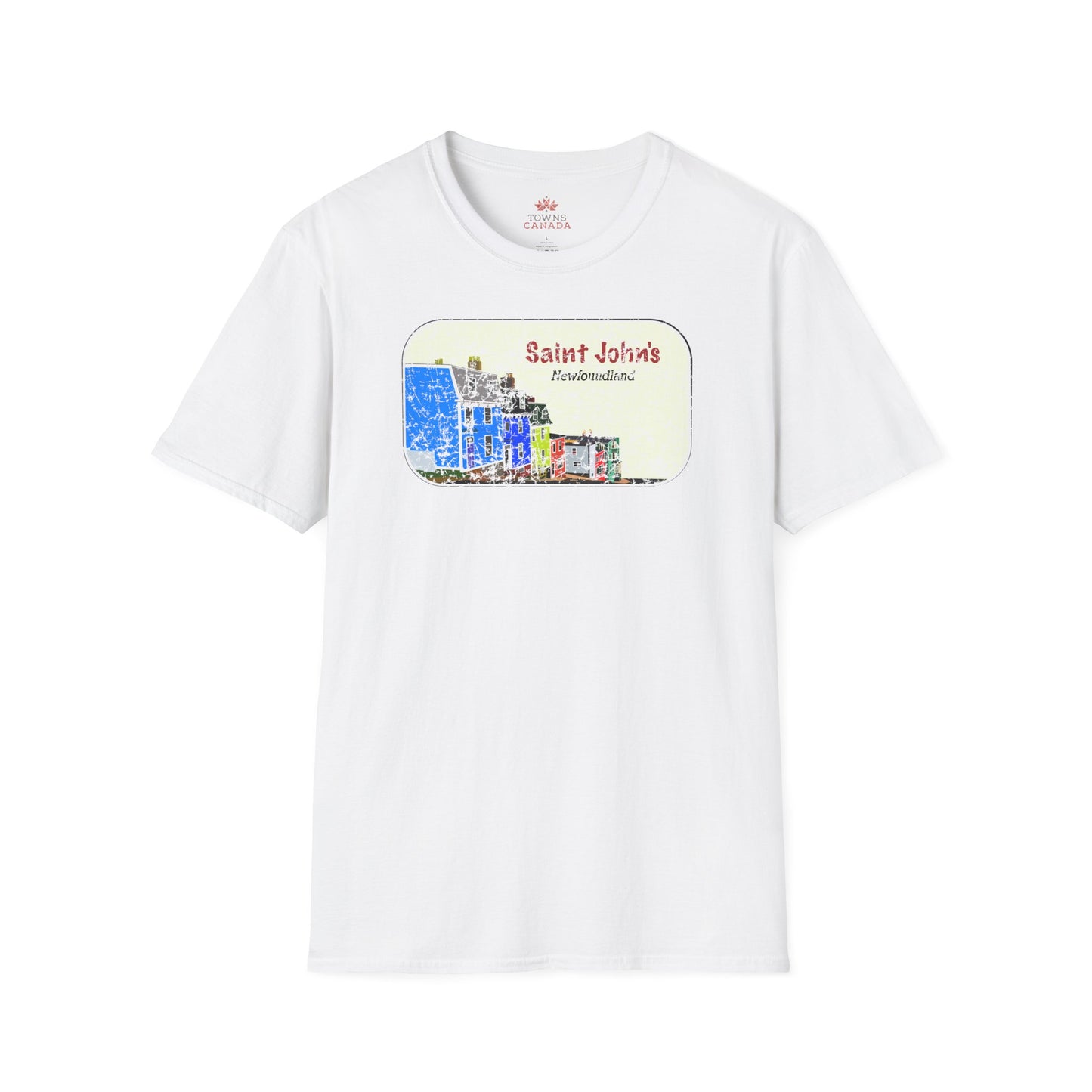 Jellybean Row St. John’s Newfoundland - Canadian Landmark Tee
