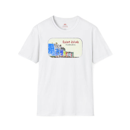 Jellybean Row St. John’s Newfoundland - Canadian Landmark Tee