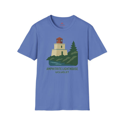 Amphitrite Lighthouse Ucluelet - Canadian Landmark Tee