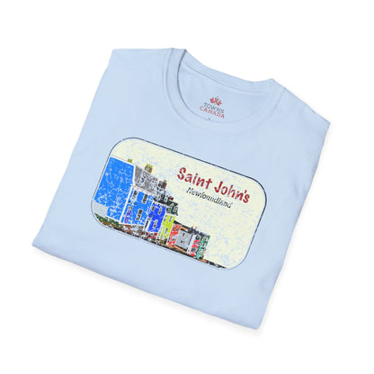 Jellybean Row St. John’s Newfoundland - Canadian Landmark Tee