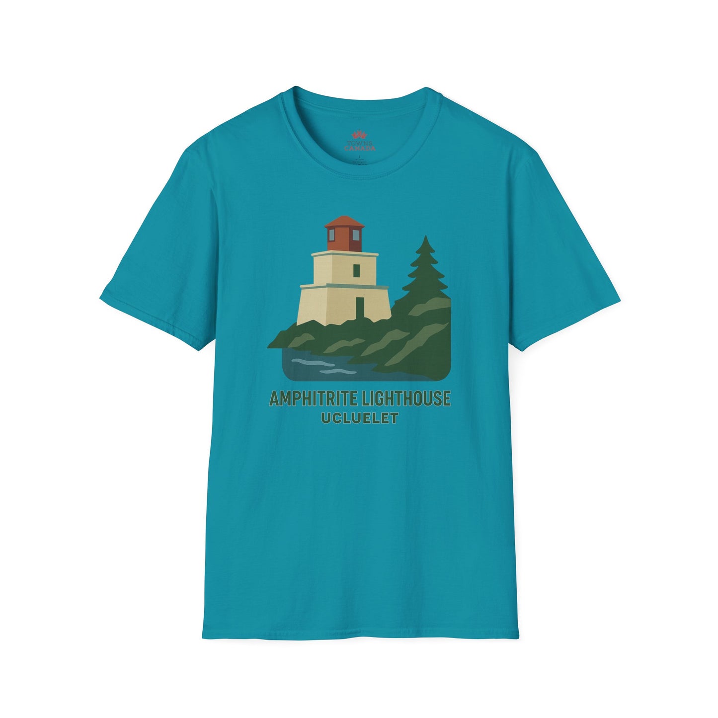 Amphitrite Lighthouse Ucluelet - Canadian Landmark Tee