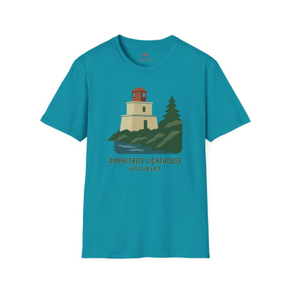 Amphitrite Lighthouse Ucluelet - Canadian Landmark Tee