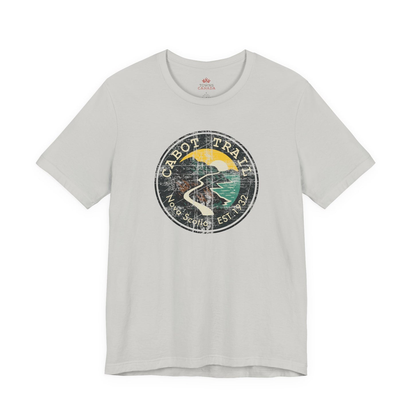 Cabot Trail - Nova Scotia - Vintage Emblem Tee