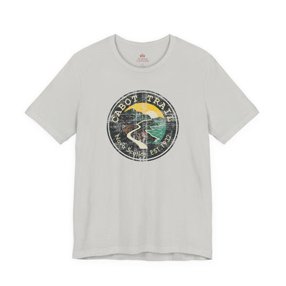Cabot Trail - Nova Scotia - Vintage Emblem Tee
