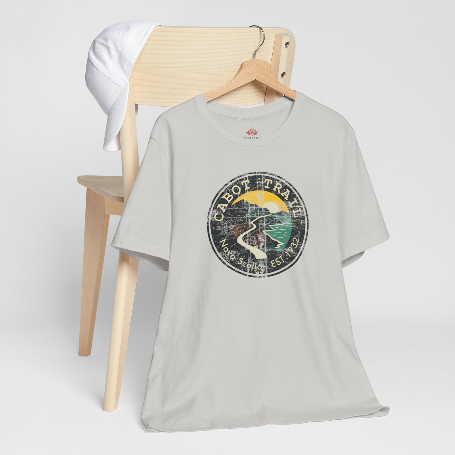 Cabot Trail - Nova Scotia - Vintage Emblem Tee