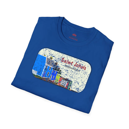 Jellybean Row St. John’s Newfoundland - Canadian Landmark Tee