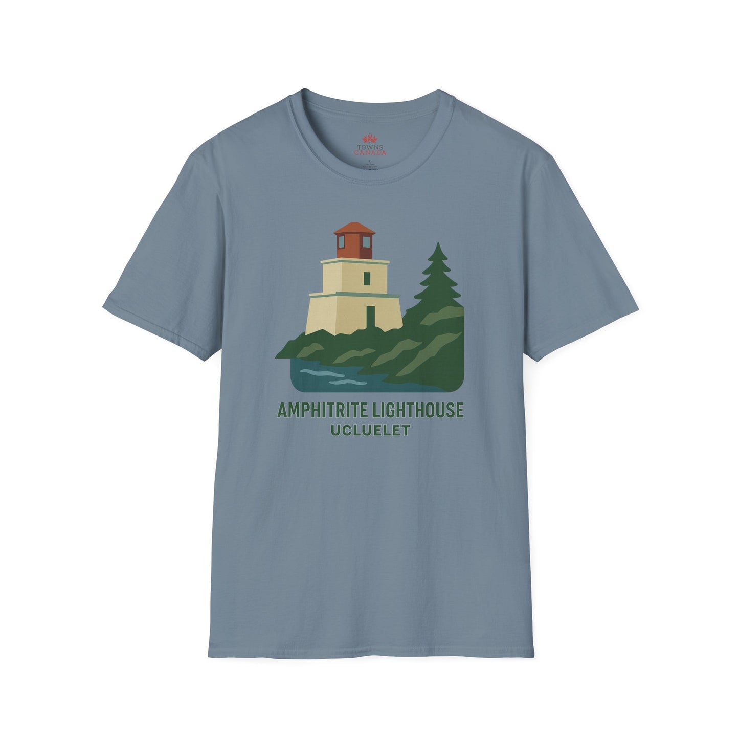 Amphitrite Lighthouse Ucluelet - Canadian Landmark Tee