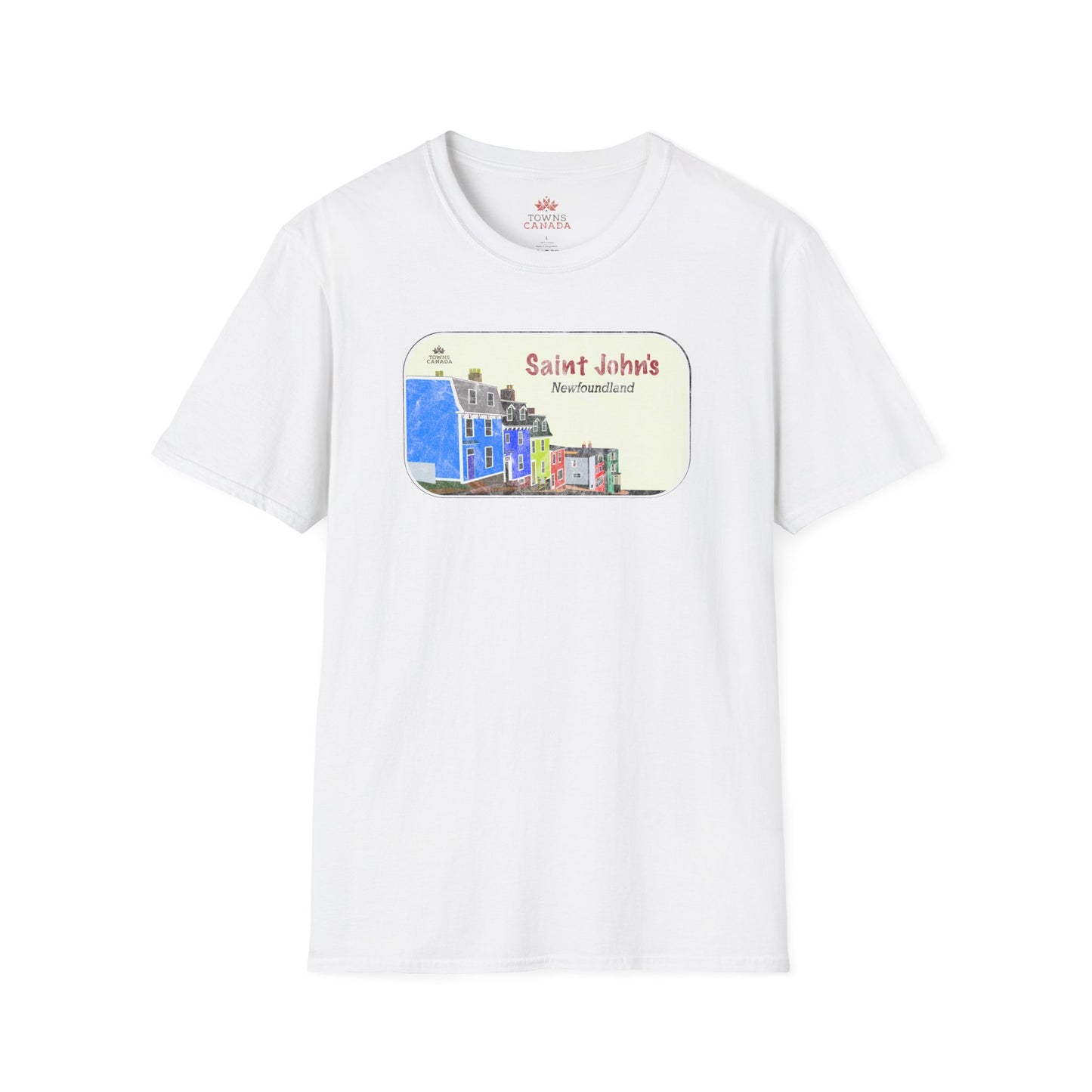 Jellybean Row St. John’s Newfoundland - Canadian Landmark Tee