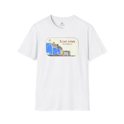 Jellybean Row St. John’s Newfoundland - Canadian Landmark Tee