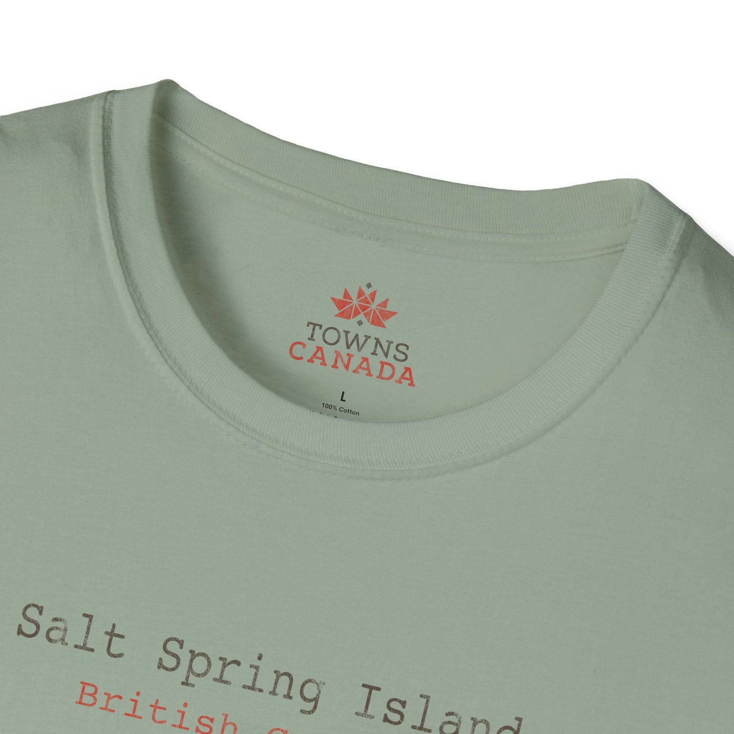 Salt Spring British Columbia Marker Tee - Wear Your Canadian Roots with Pride