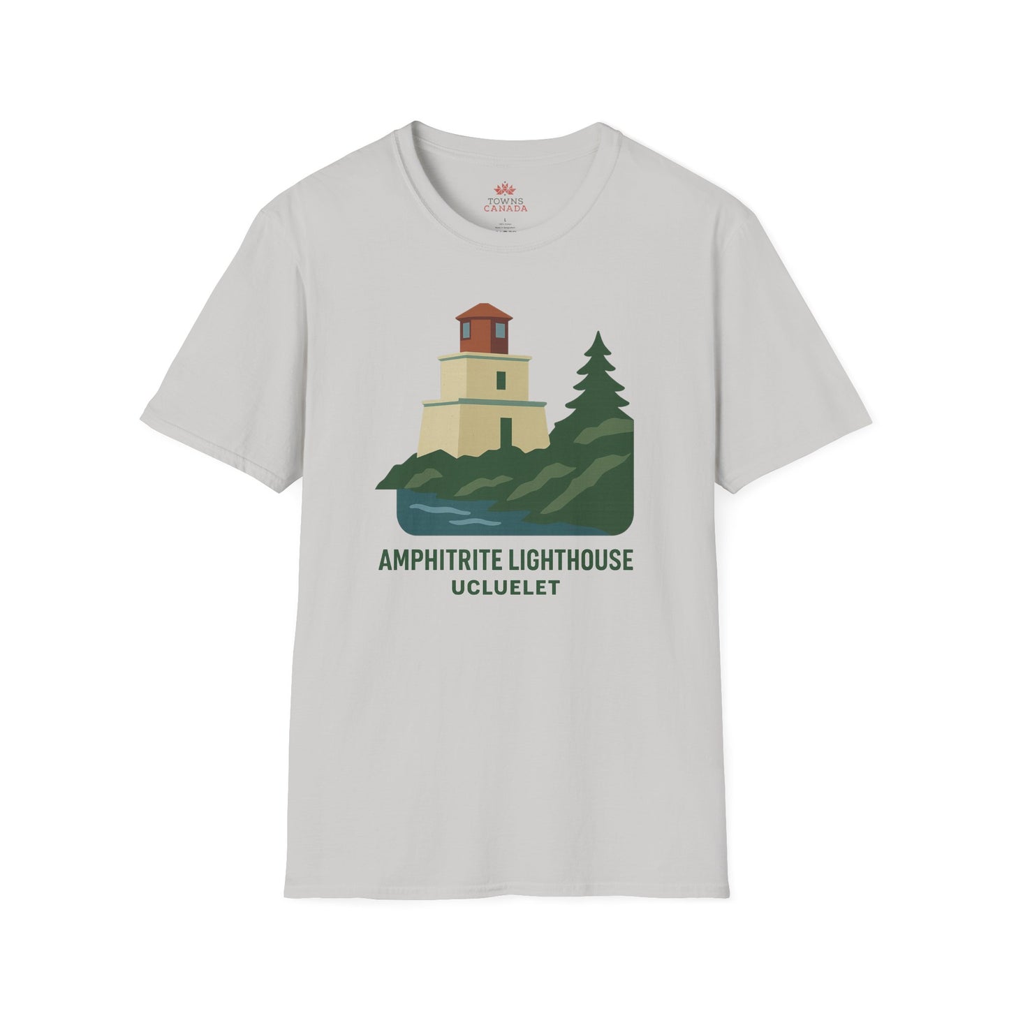Amphitrite Lighthouse Ucluelet - Canadian Landmark Tee
