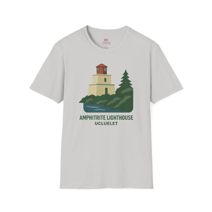 Amphitrite Lighthouse Ucluelet - Canadian Landmark Tee