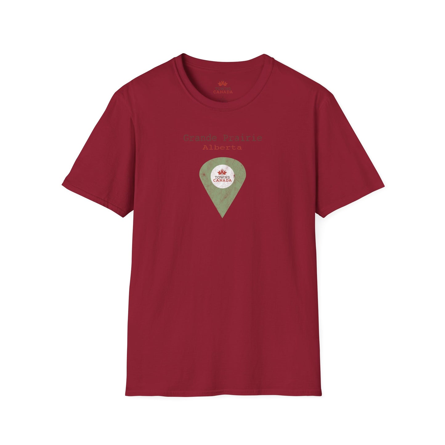 Grande Prairie Alberta Marker Tee – Wear Your Canadian Roots with Pride