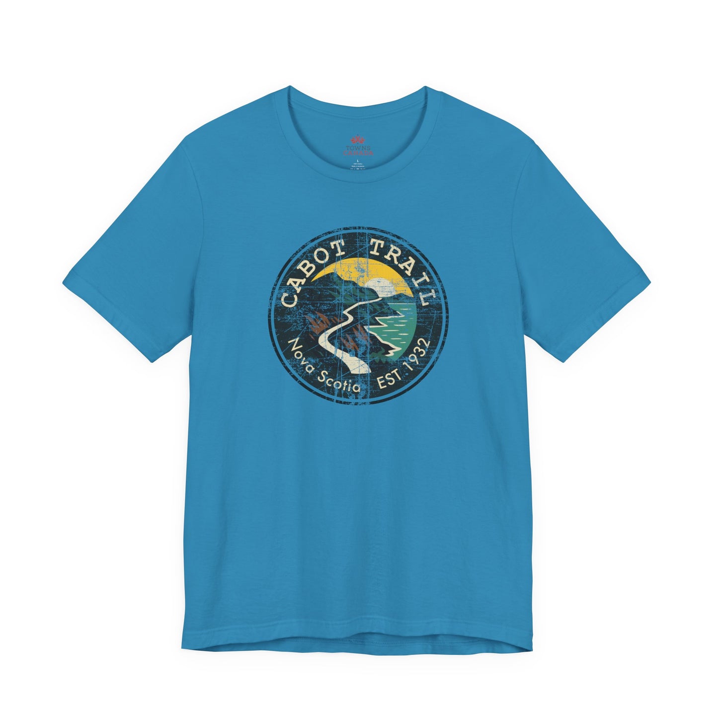 Cabot Trail - Nova Scotia - Vintage Emblem Tee