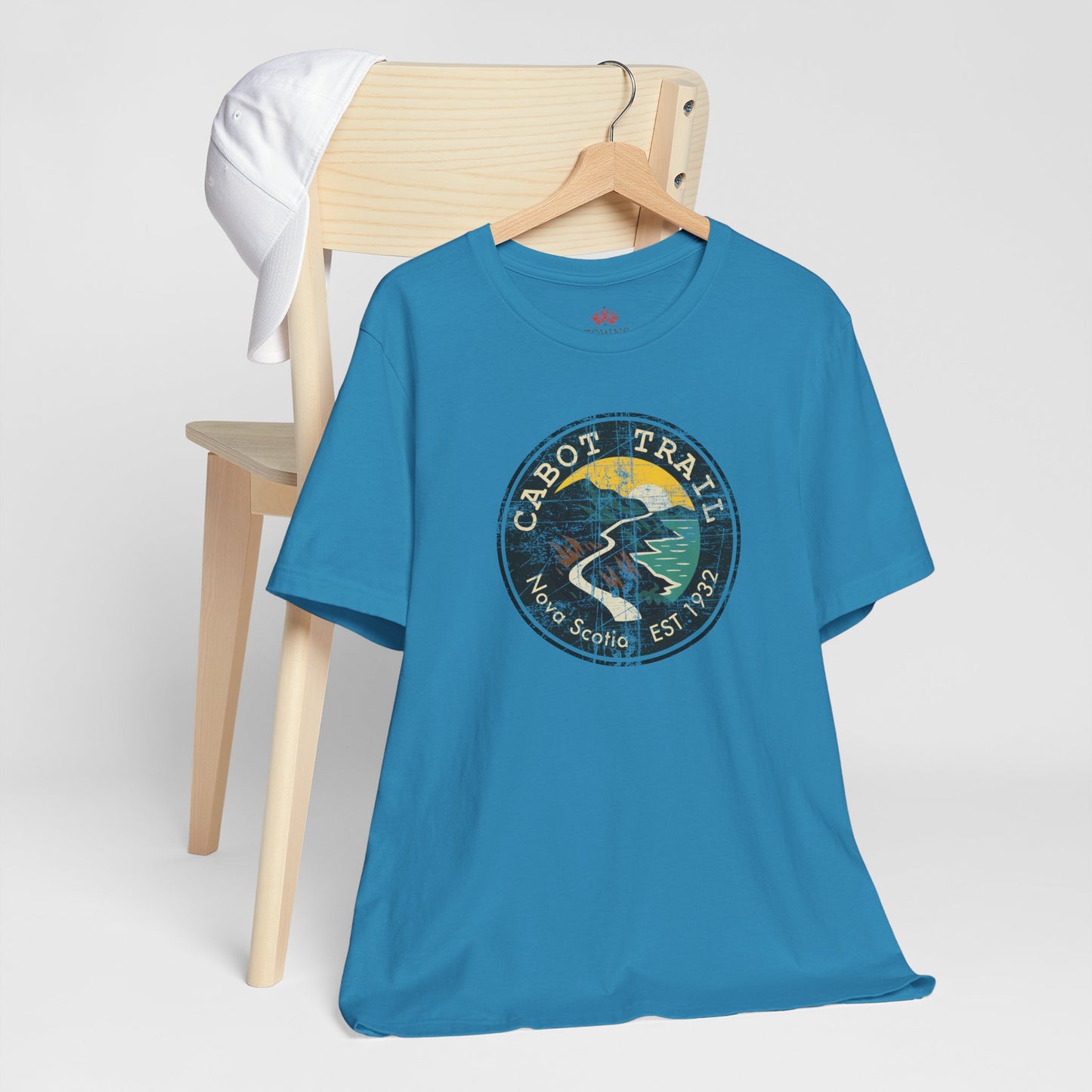 Cabot Trail - Nova Scotia - Vintage Emblem Tee