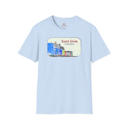 Jellybean Row St. John’s Newfoundland - Canadian Landmark Tee