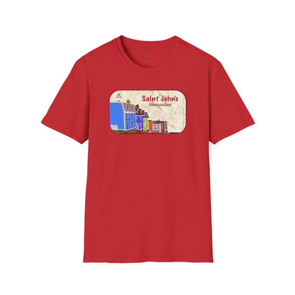 Jellybean Row St. John’s Newfoundland - Canadian Landmark Tee