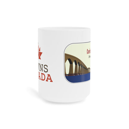 Confederation Bridge Coffee Mug – Celebrate PEI's Landmark with Every Sip