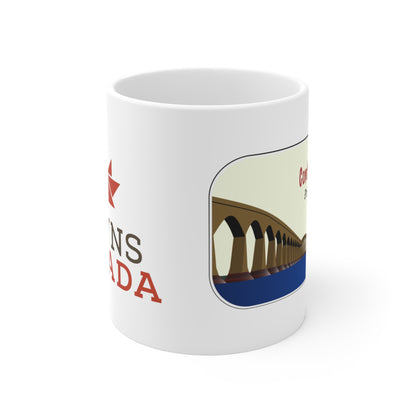 Confederation Bridge Coffee Mug – Celebrate PEI's Landmark with Every Sip