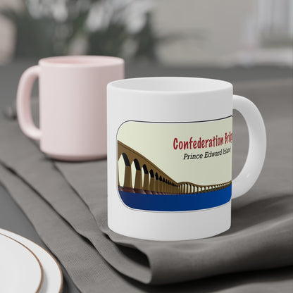 Confederation Bridge Coffee Mug – Celebrate PEI's Landmark with Every Sip