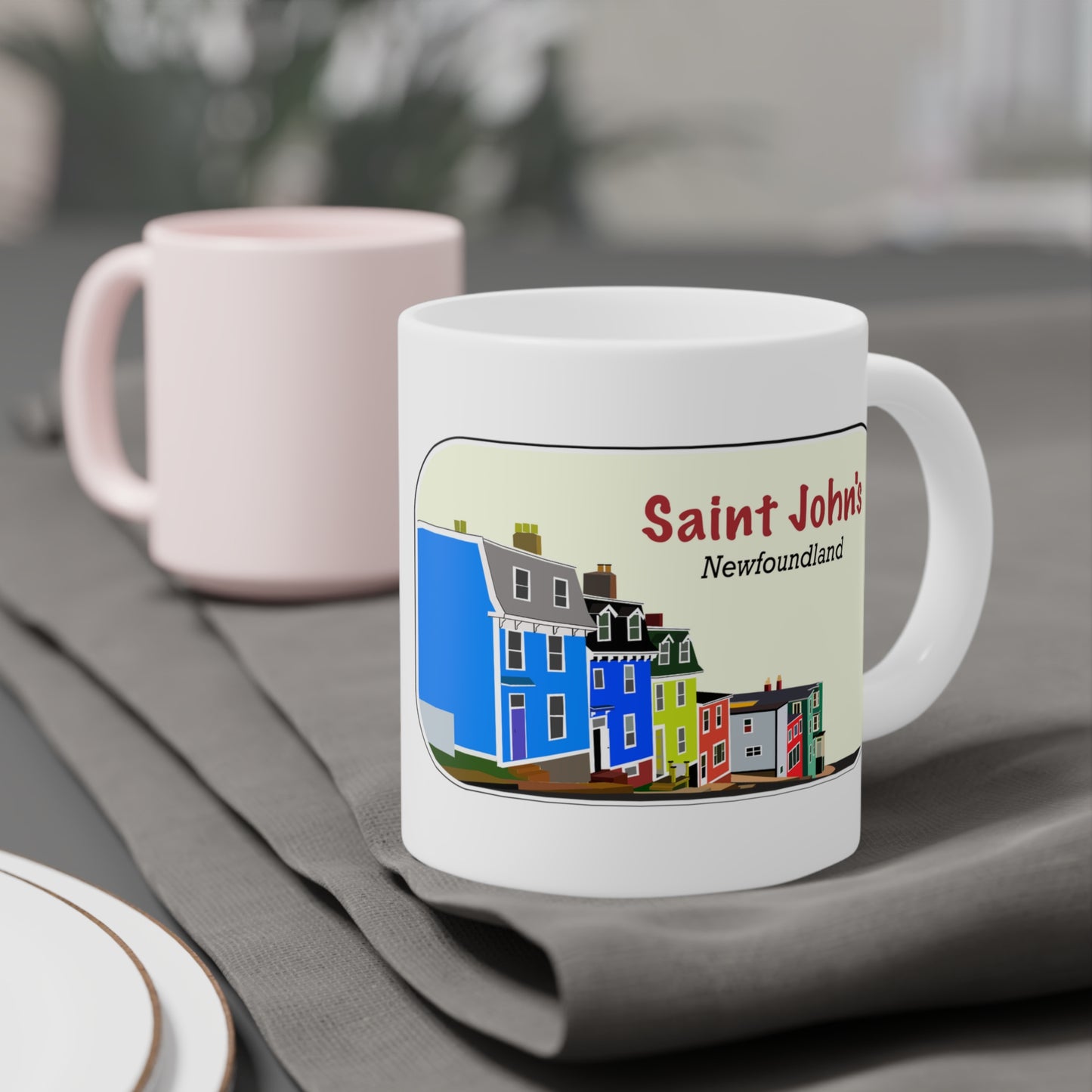 St. John's Newfoundland Ceramic Mug (11oz\15oz\20oz)